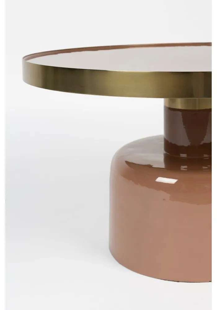 Fém kerek tárolóasztal ø 60 cm Glam – Zuiver