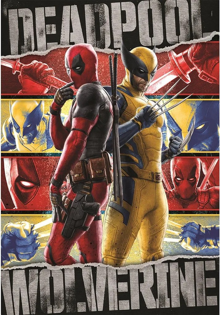 Deadpool & Wolverine 1000 db-os Compact puzzle Clementoni