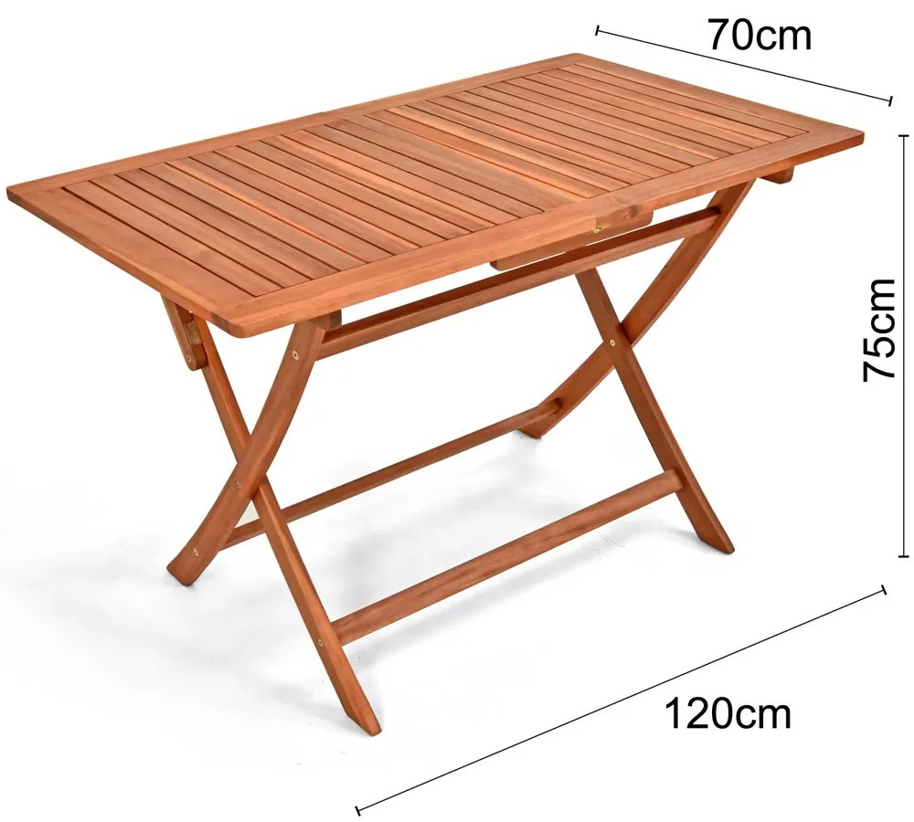 Deuba Sydney light 1+4 fa garnitúra - akác