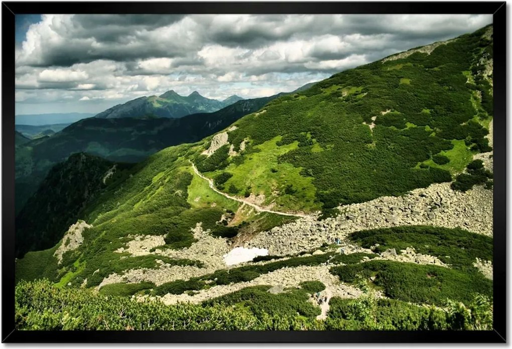 Poszterek keretben 60x40 Tátra Lengyel hegyek Kilátás