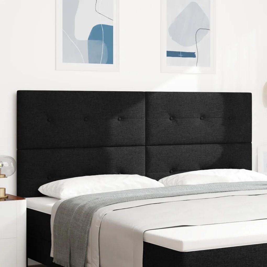 LED Fejtámla Fekete 100 cm Textil