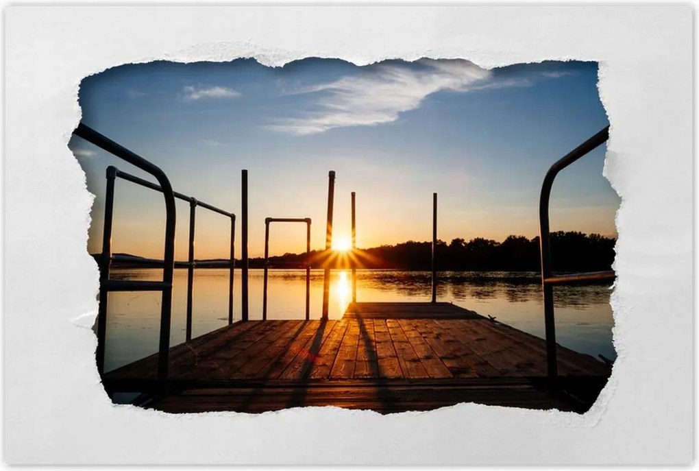 Poszterek 60x40 Naplemente híd