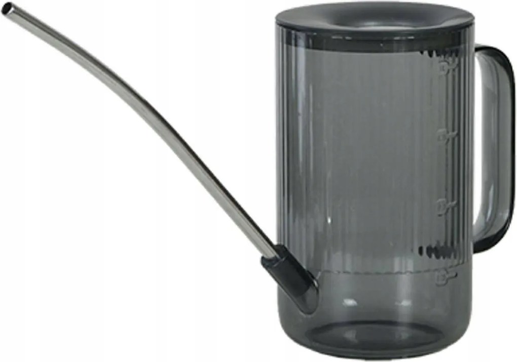 Dekorációs öntözőkanna Szürke 1L bordázott