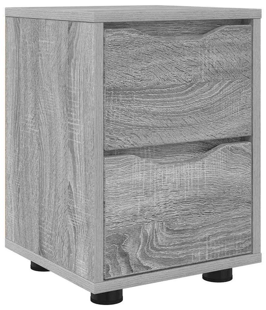 Éjjeli asztal fiókkal Szürke Sonoma 30,5 x 30 x 43 cm Faanyag