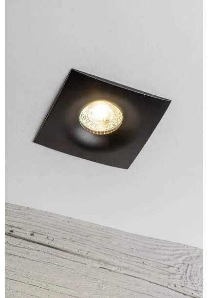 Lámpa Mennyezeti lámpatest AURORA, IP20, négyzet, aluminium, fekete