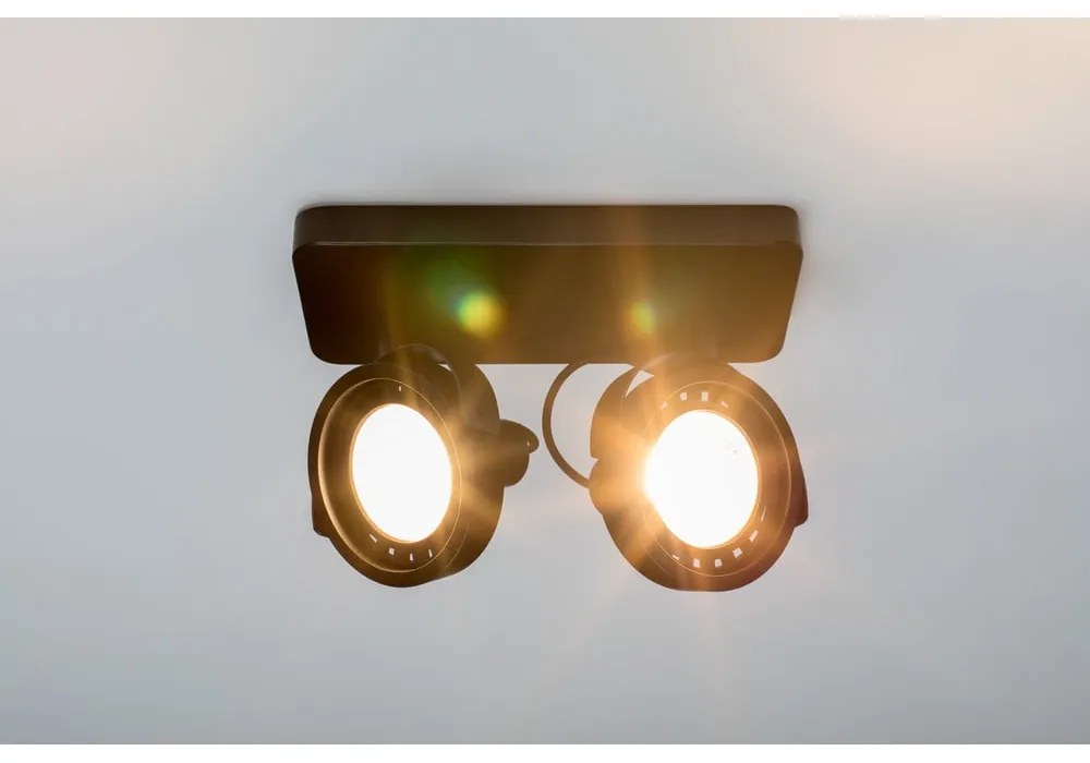 Fekete spotlámpa 12x28 cm Dice – Zuiver