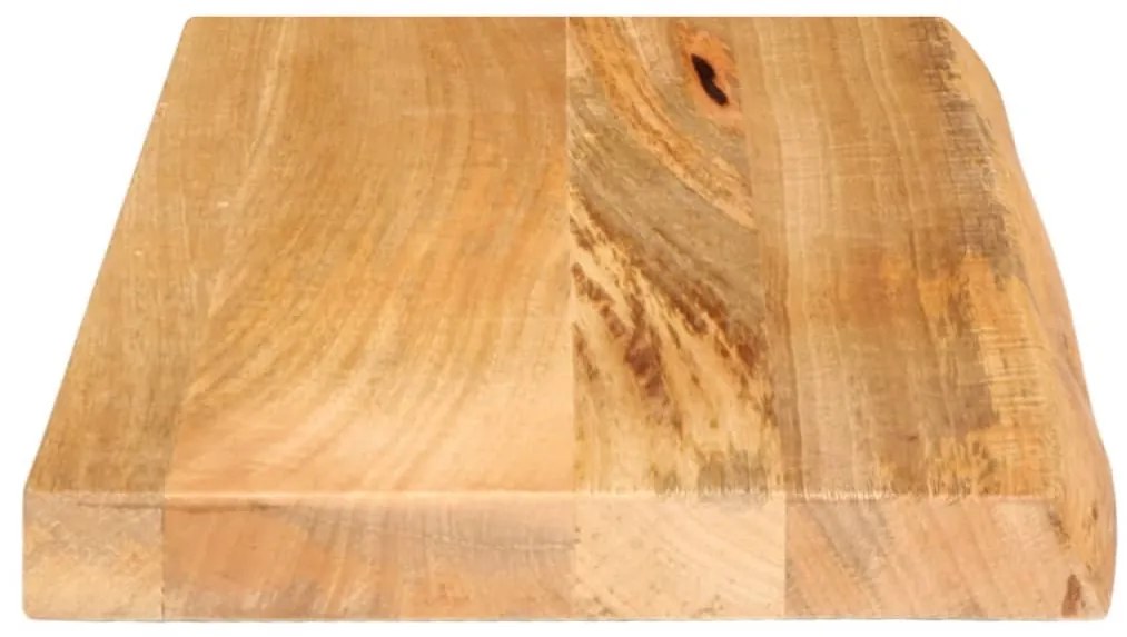 tömör mangófa természetes élű asztallap 50 x 20 x 2,5 cm