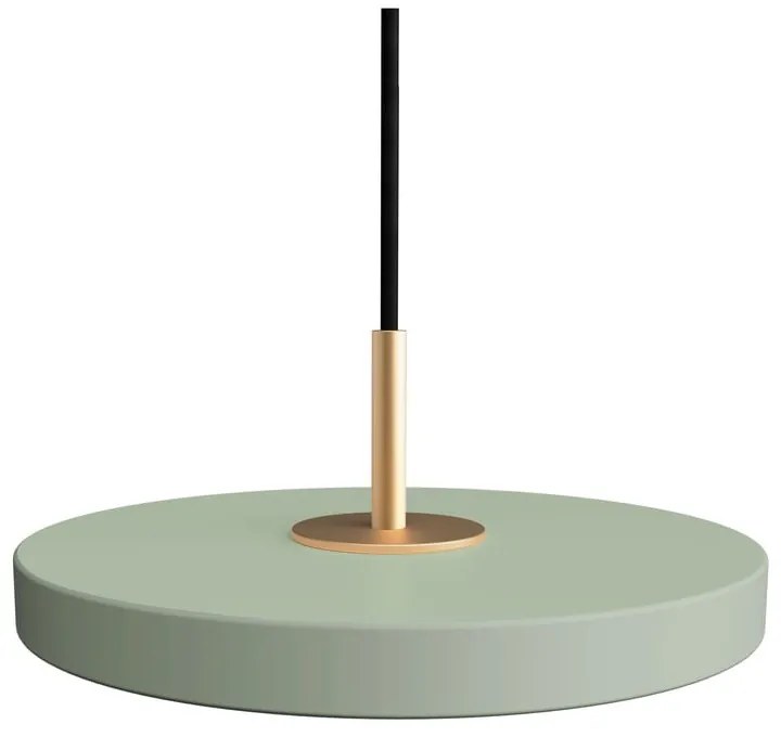 Világoszöld LED függőlámpa fém búrával ø 15 cm Asteria Micro – UMAGE