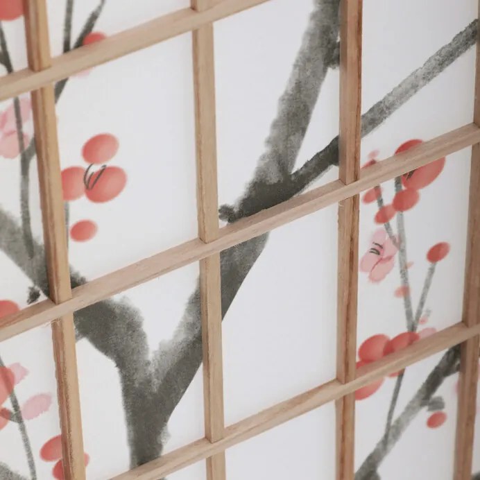 Natúr Tömörfa Paraván. EF-L185 NAT