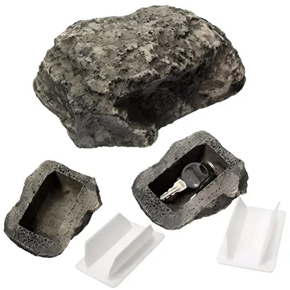 Home & Marker Kültéri titkos kulcstároló kő formájában