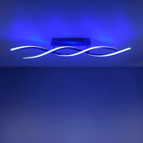 Leuchten Direkt 11993-55 - LED RGB Dimmelhető csillár SWING 2xLED/8,5W/230V + távirányító