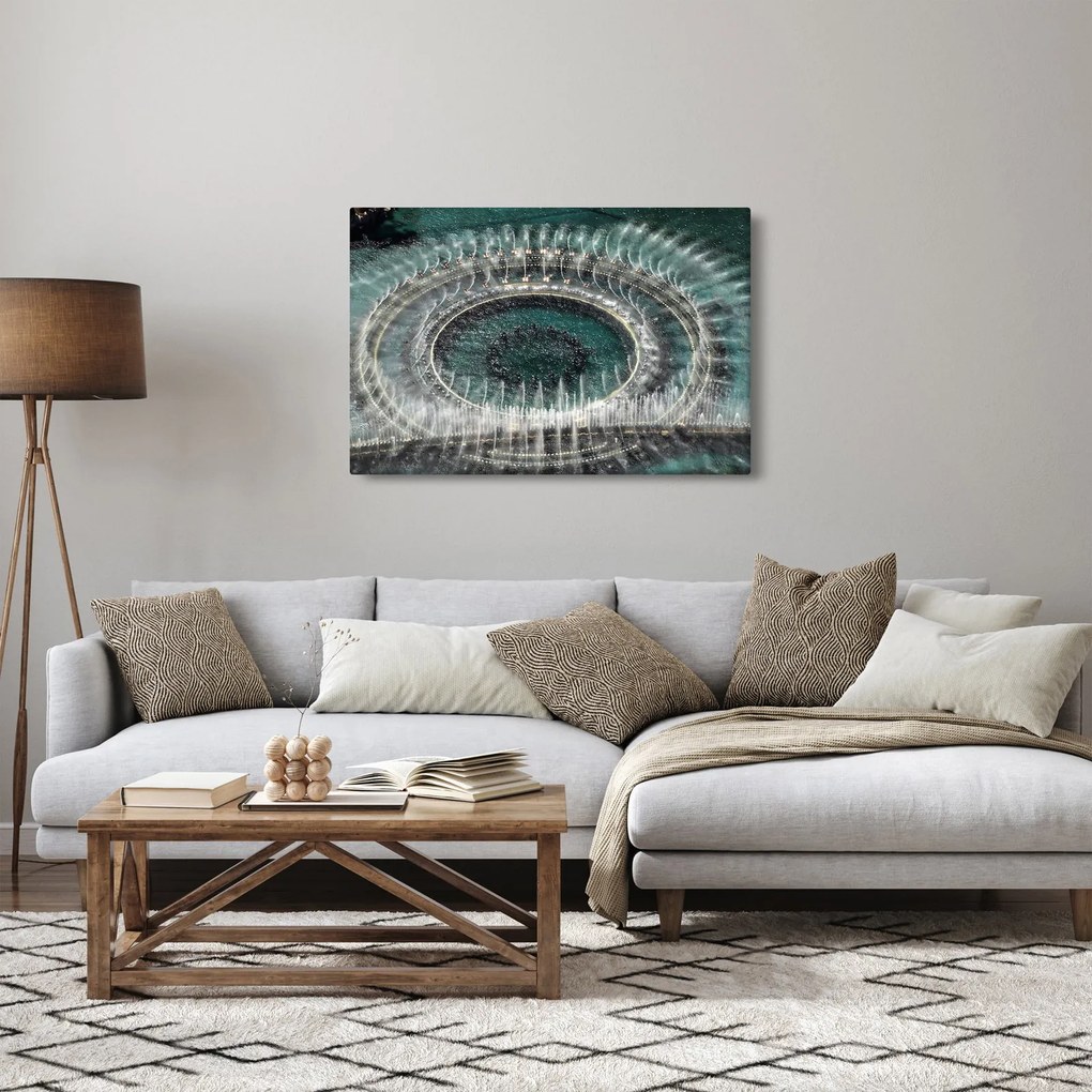 Szökőkút képe (90x60 cm)
