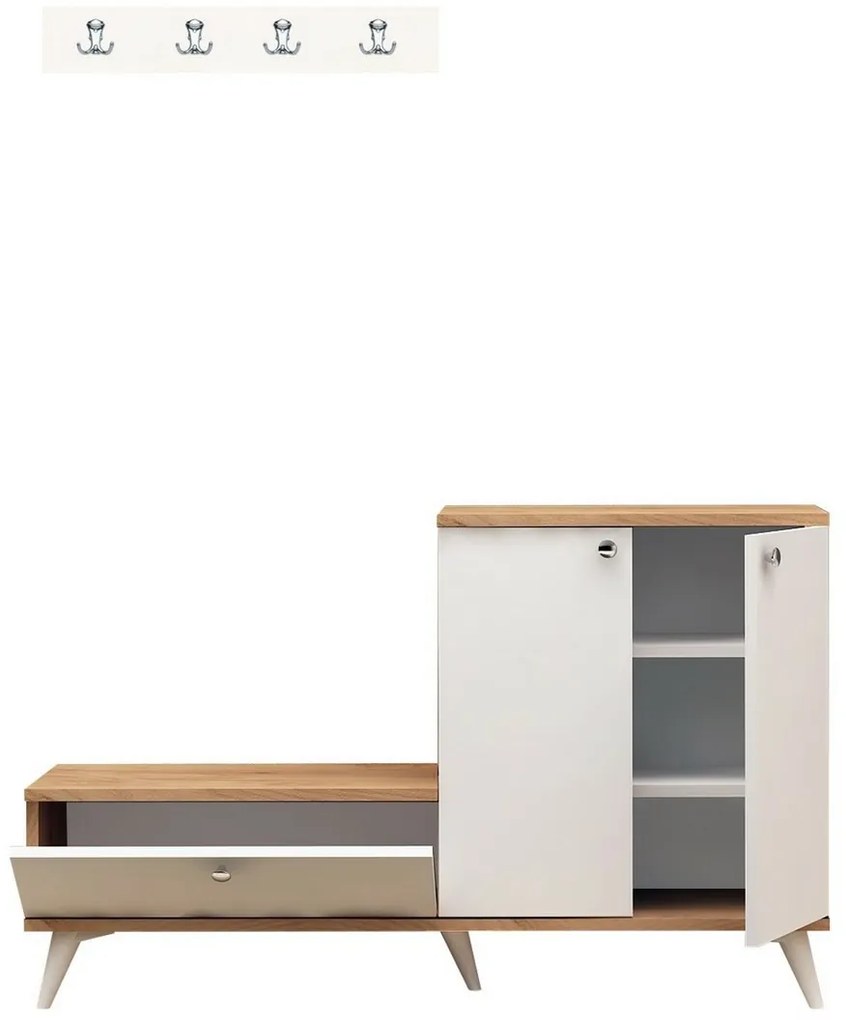 Evva White and Oak előszoba szett