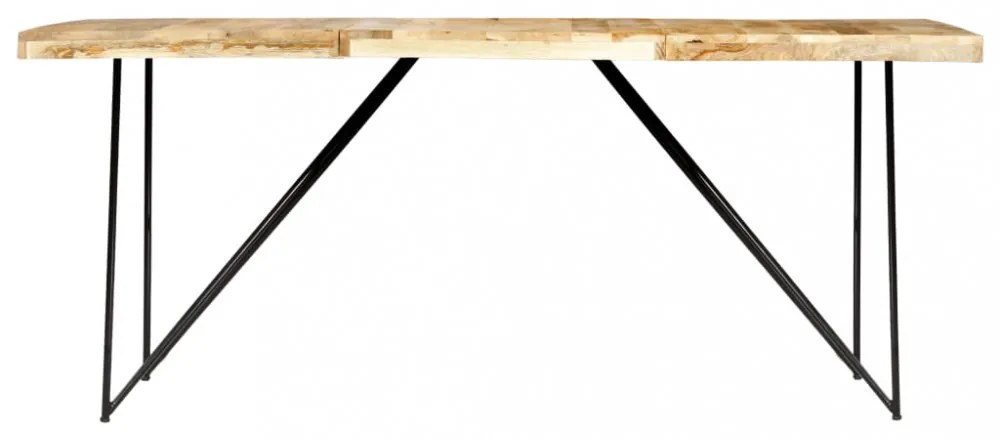 tömör mangófa étkezőasztal 180 x 90 x 76 cm