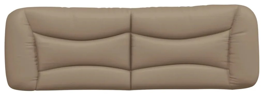 cappuccino színű műbőr fejtámla párna 160 cm