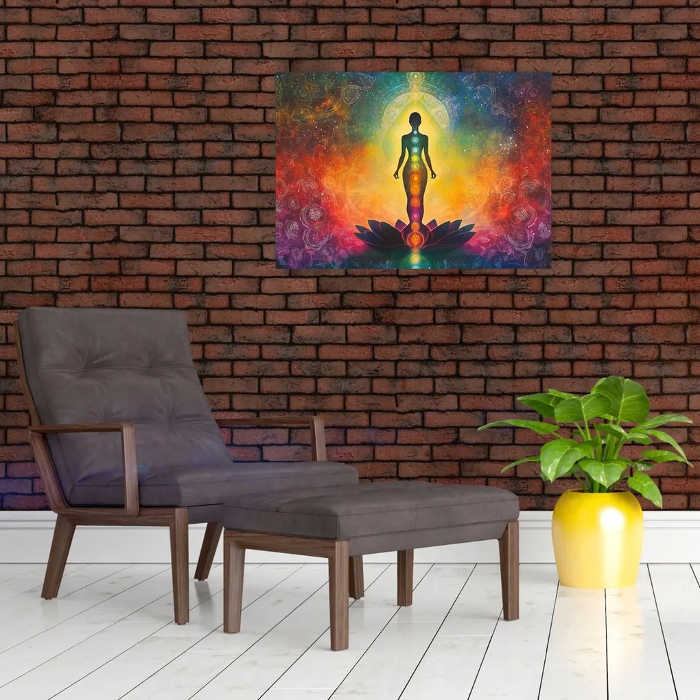 Kép - Nő és csakrák (70x50 cm)