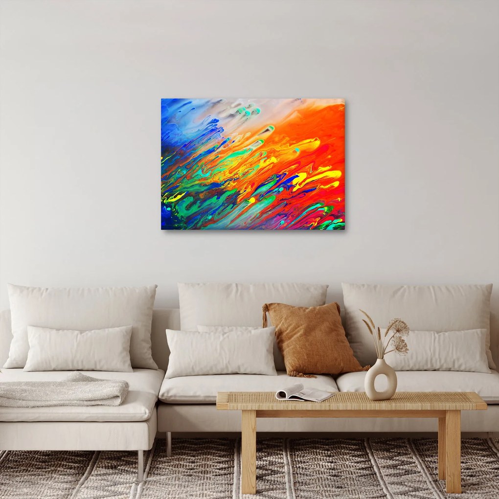 Kép - Színes absztrakció (70x50 cm)