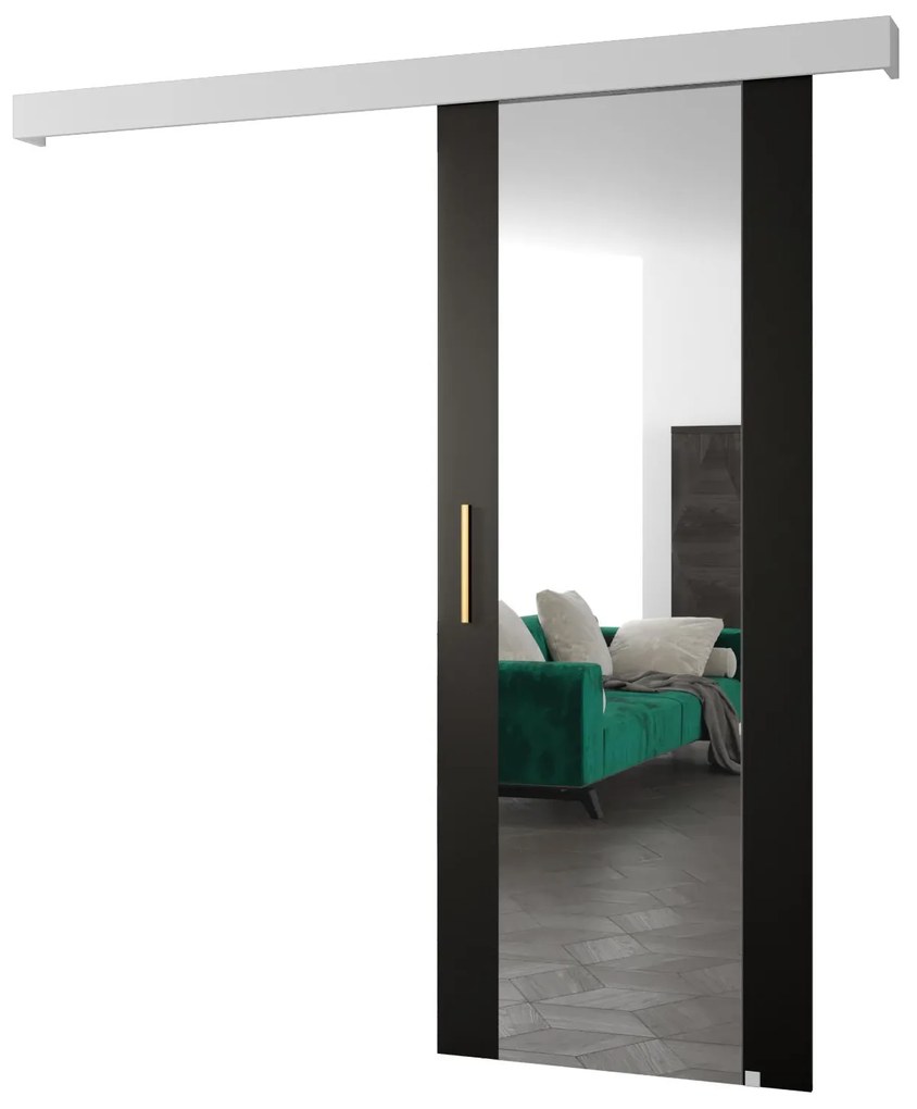 Tolóajtó 70 cm Slavdro 2 (matt fekete + matt fehér). 1108739