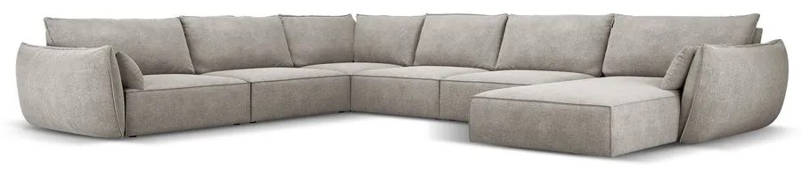 Világosszürke sarokkanapé (bal oldali) Vanda – Mazzini Sofas
