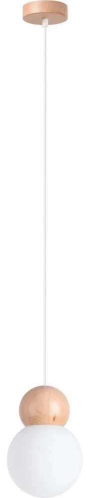 Sollux SL.1390 - Csillár zsinóron PEKKA 1xG9/8W/230V fehér