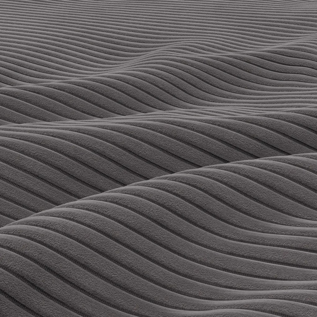 Tokio kanapéágy, kordbársony, szürke