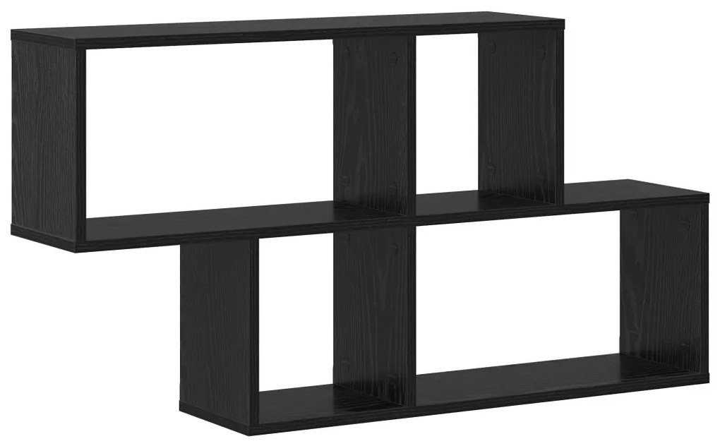 Falipolc Fekete tölgy 100x20x53 cm Mérnöki Fa