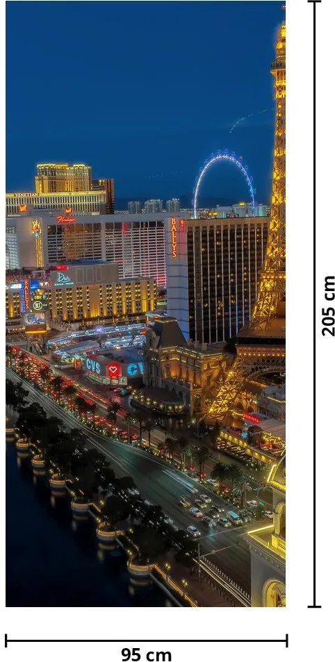 Fotótapéta ajtóra - Las Vegas (95x205cm)