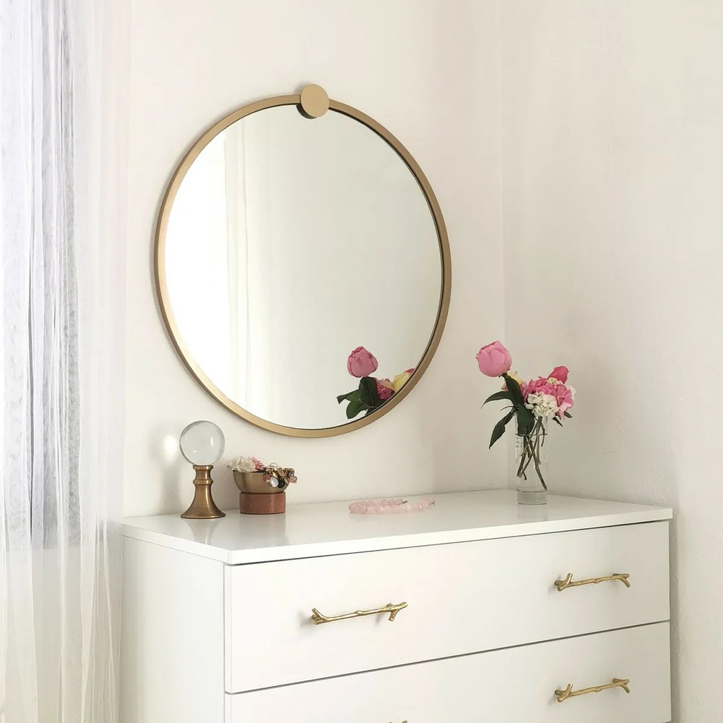 Gold Metal Ayna tükör 60 cm