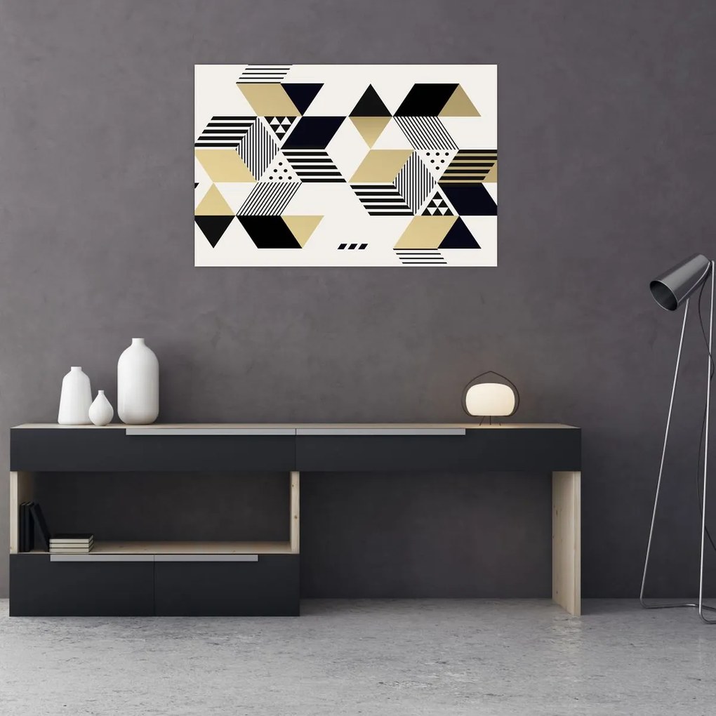 Kép - Geometriai formák N⁰1 (90x60 cm)