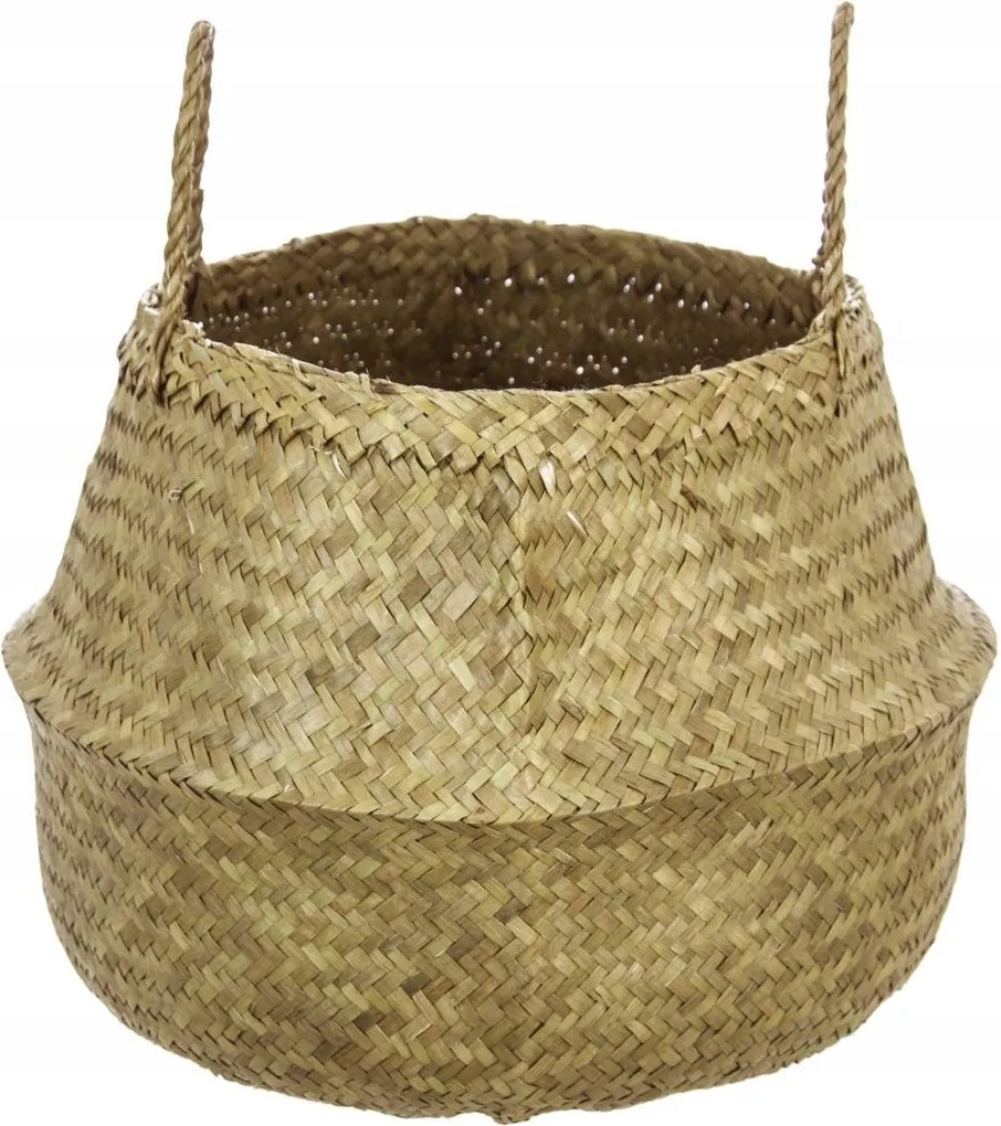 Tengerifű kosár boho scandi natúr, XL