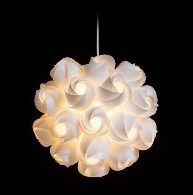RENDL COCO závěsná bílé PVC 230V LED E27 15W