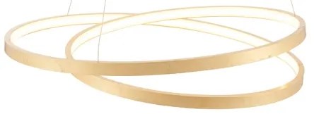 Endon 72479 - LED Csillár zsinóron SCRIBBLE LED/31,5W/230V 3000K arany