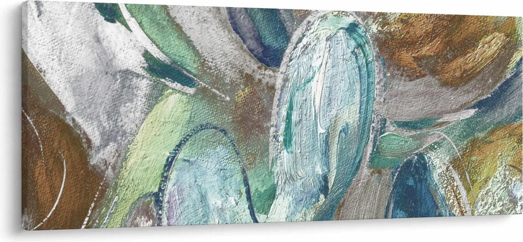 Kép - Absztrakt figurás festészet (120x50 cm)