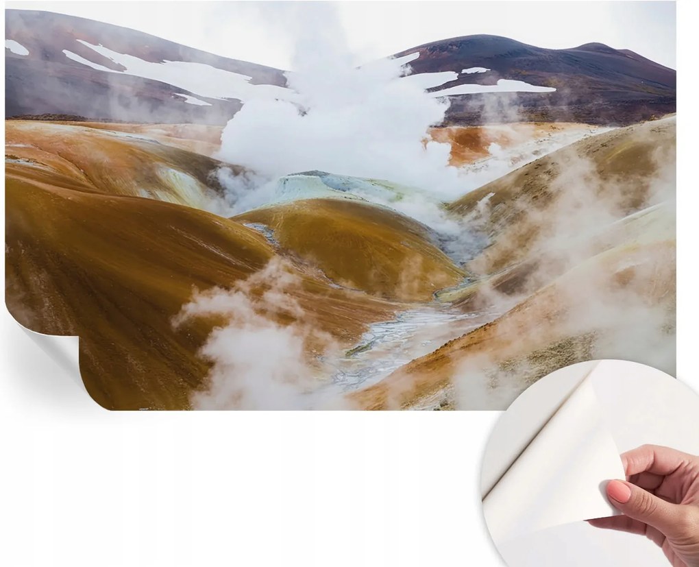 Prémium fali öntapadós fotótapéta Vulkáni dombok 416x254 cm