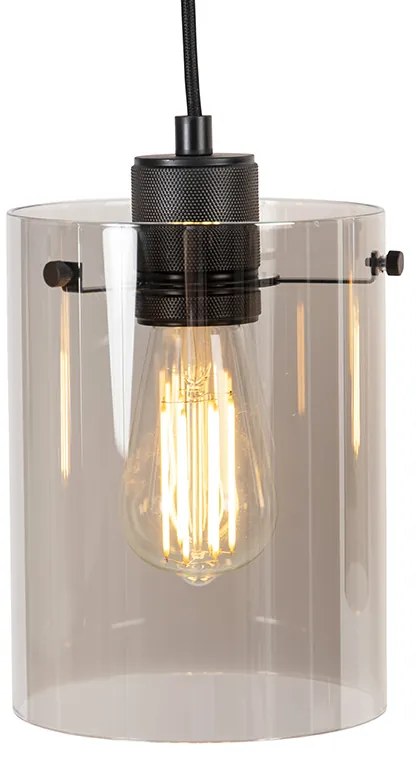 Okos lógólámpa fekete füstüveggel, 4 db Wifi ST64 izzóval - Dome