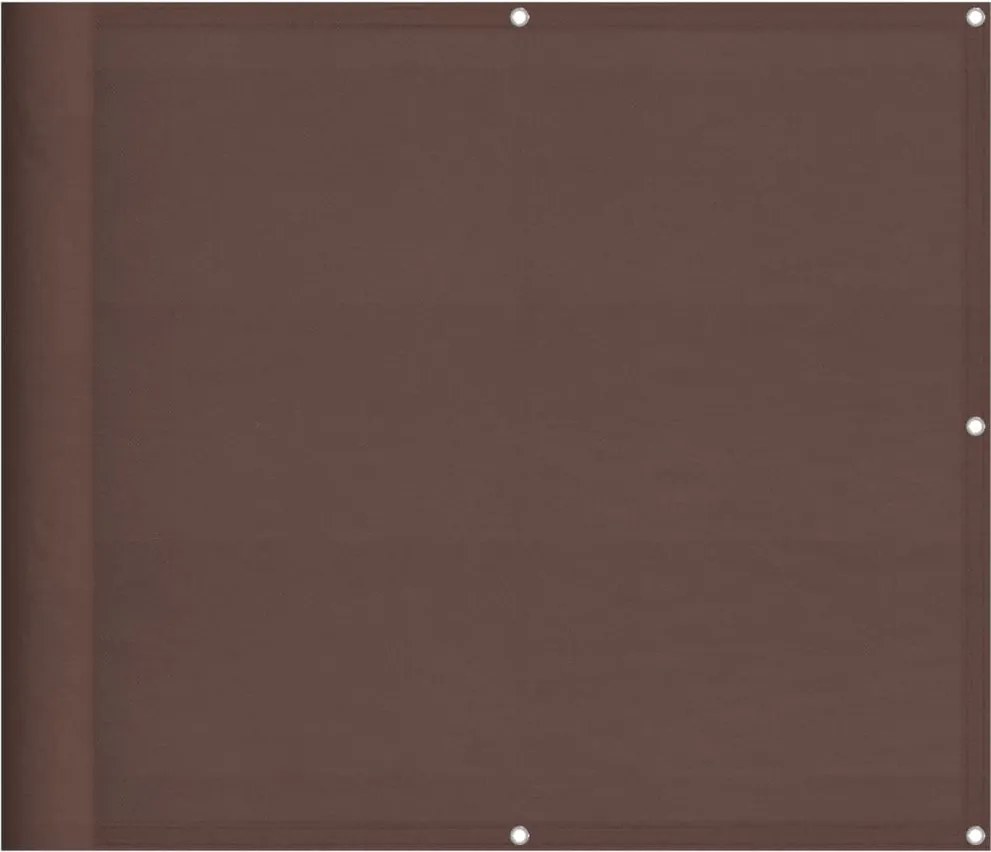 vidaXL barna 100% oxford poliészter erkélyparaván 90 x 1000 cm