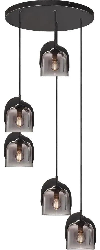 Nordlux - Csillár zsinóron BOSHI 5xE14/40W/230V