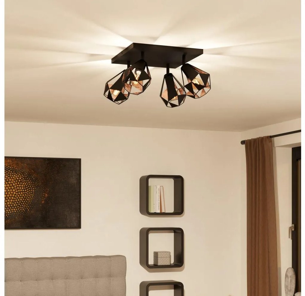 Eglo 43718 - Spotlámpa CARLTON 4xE27/40W/230V