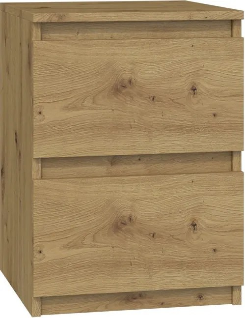 M2 éjjeliszekrény, tölgy