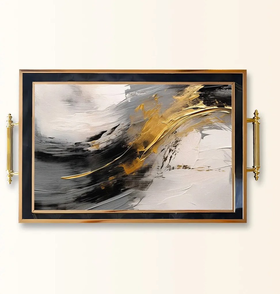 Üveg tálca, 38×24 cm – TPA9927