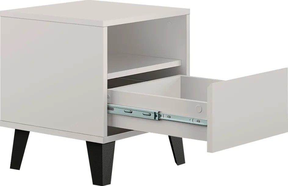Éjjeliszekrény, cashmere, BOGAN NEW 1S