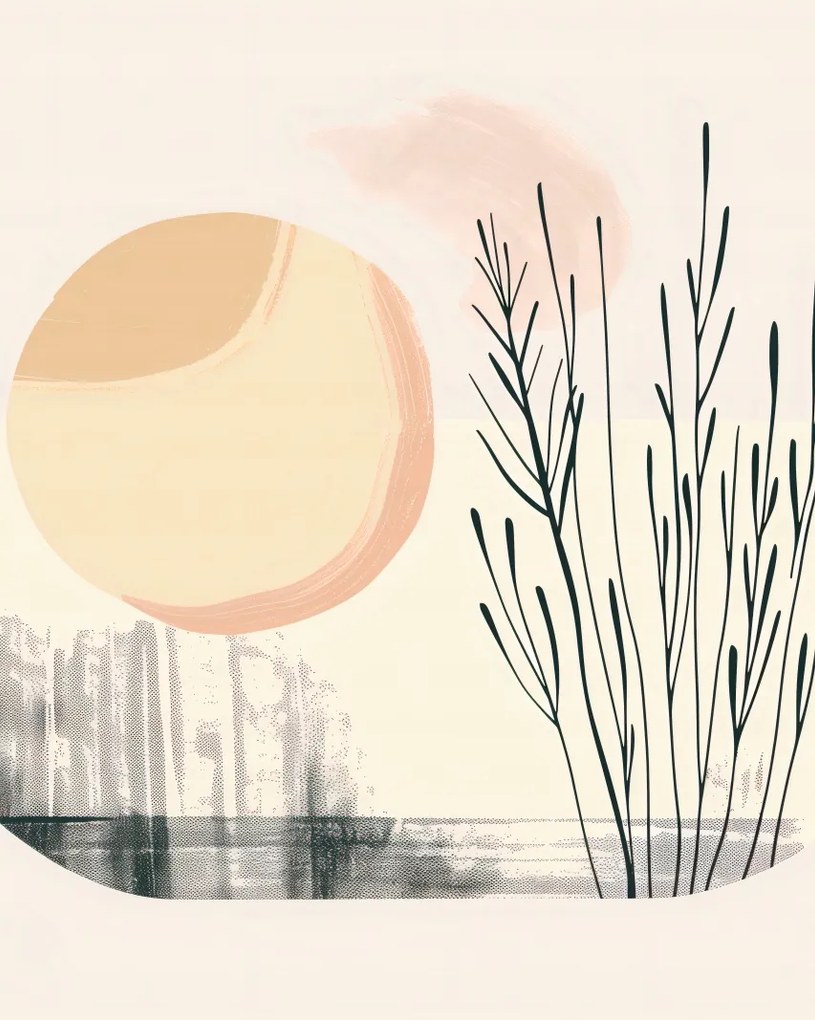 Poszter 40x50cm Pasztell Kelet