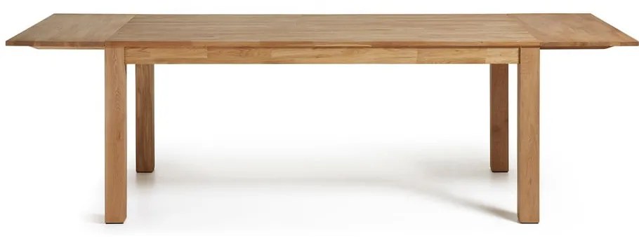 Bővíthető tölgyfa étkezőasztal 140 x 90 cm - Kave Home