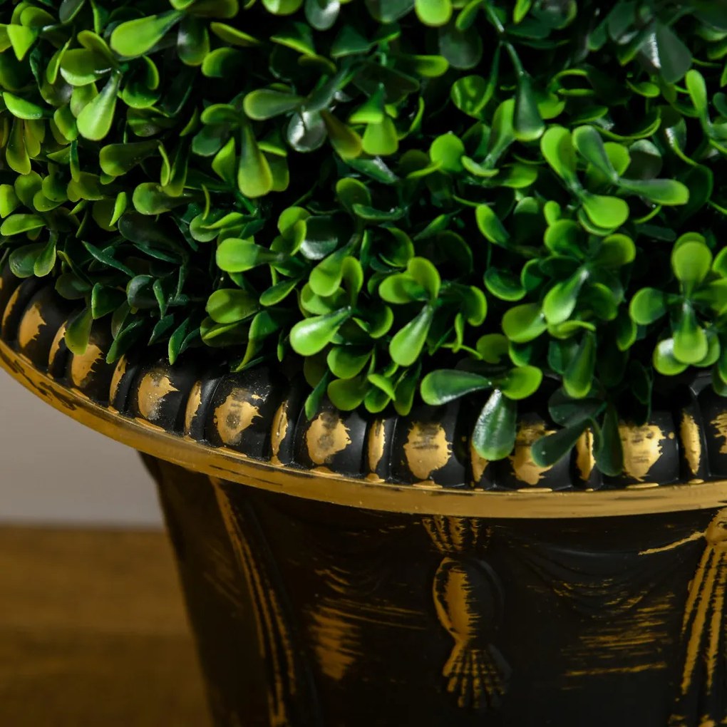 Műnövény szett, 2 db buxus, cserépben 90cm magas