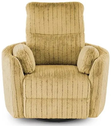 Pegas dönthető és forgatható fotel mustársárga