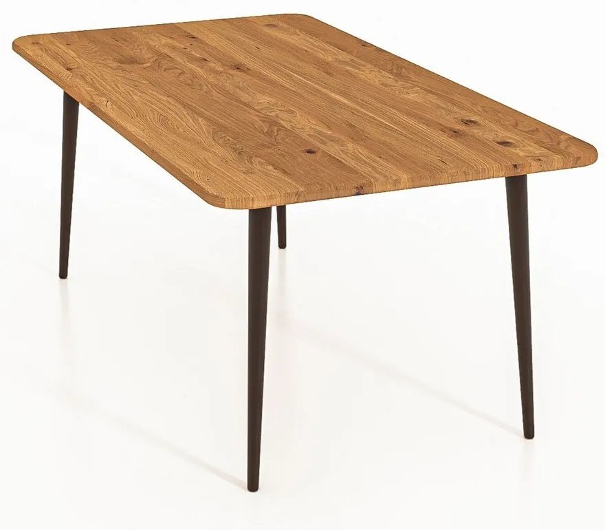 Natúr színű tölgyfa dohányzóasztal 90x90 cm Kula – The Beds