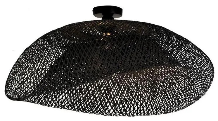 Zambelis 19109 - Csillár 1xE27/40W/230V bambusz/fekete