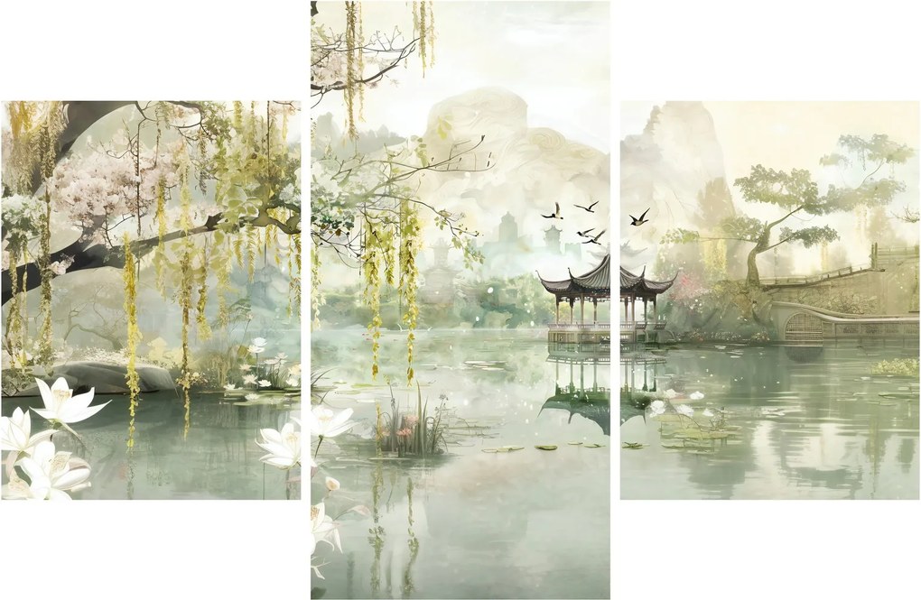 Kép - Kínai tó (90x60 cm)