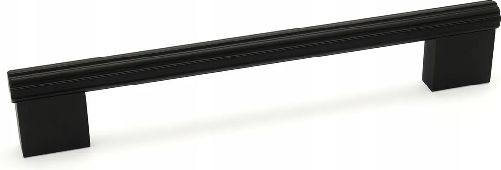 Bútorfogantyú Fekete Matt Mart Horganyzott Fém Stripes 320 335