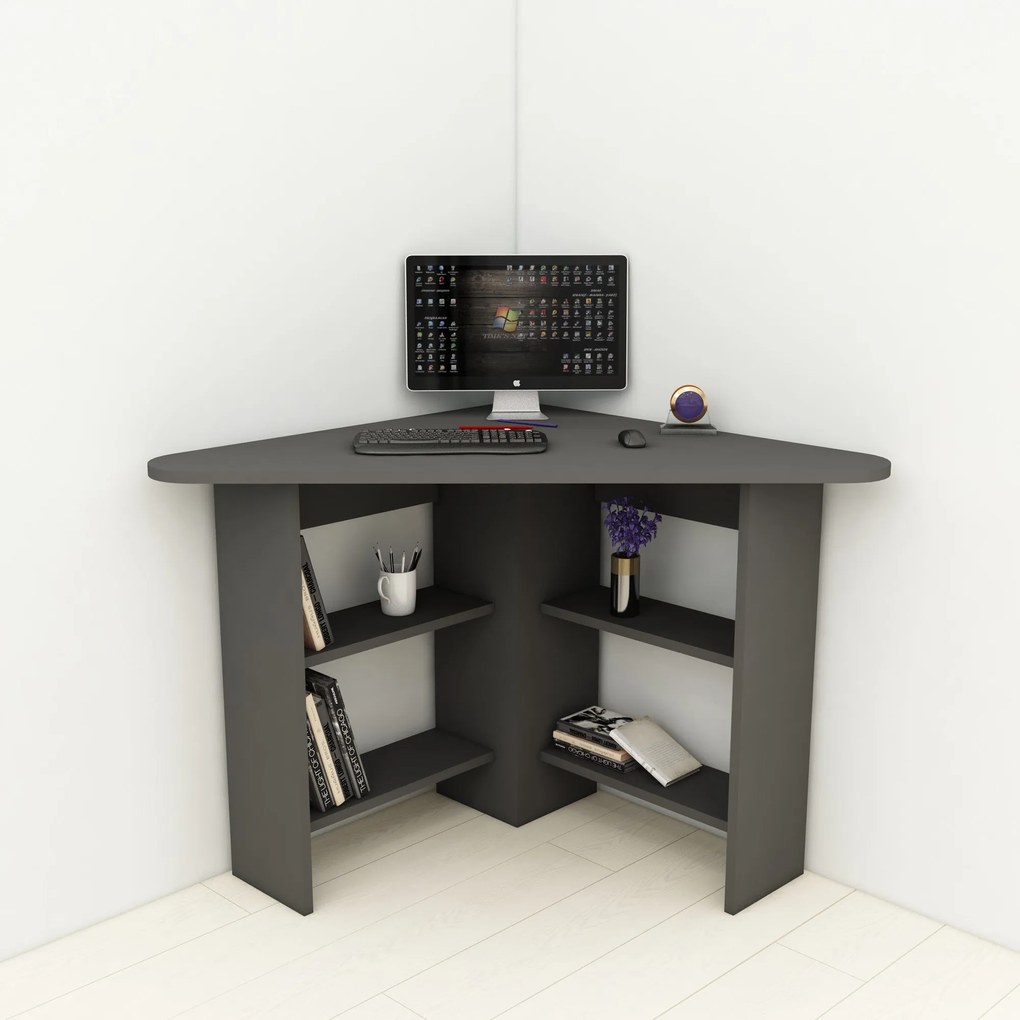 Íróasztal Corner - Antracit